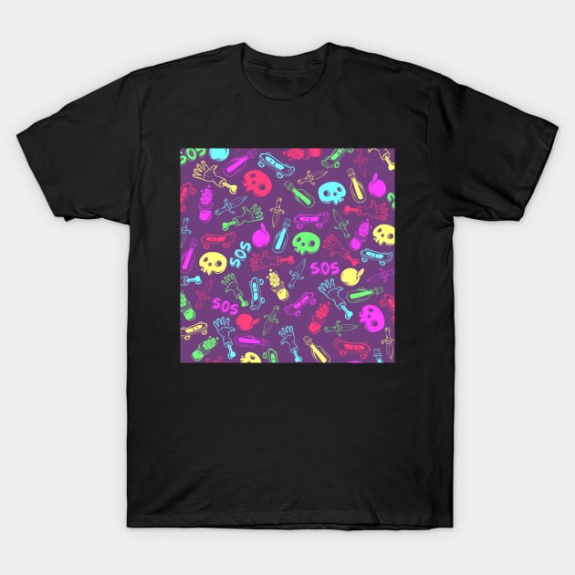 Cool Stuff Color T-Shirt by fakeface